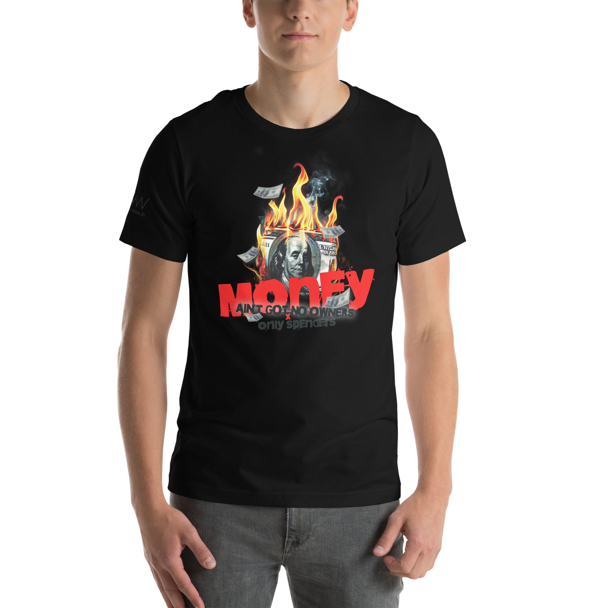 "Money Ain't Got No Owners" Men's Motivational Black T-Shirt