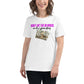 "Money Ain't Got No Owners (Pink Hustle Edition)" White Motivational Women’s T-Shirt Lifestyle