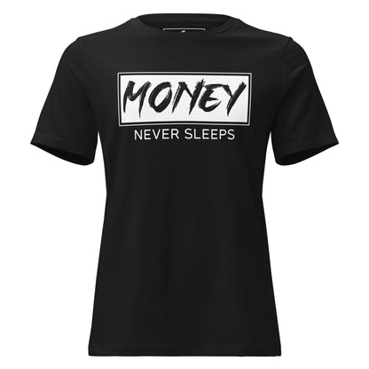 Money Black Motivational Women’s T-Shirt