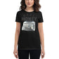 Money Counter Machine Graphic Women’s Motivational Black T-Shirt