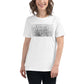 Money Never Sleeps Capitol White Motivational Women’s T-Shirt Lifestyle