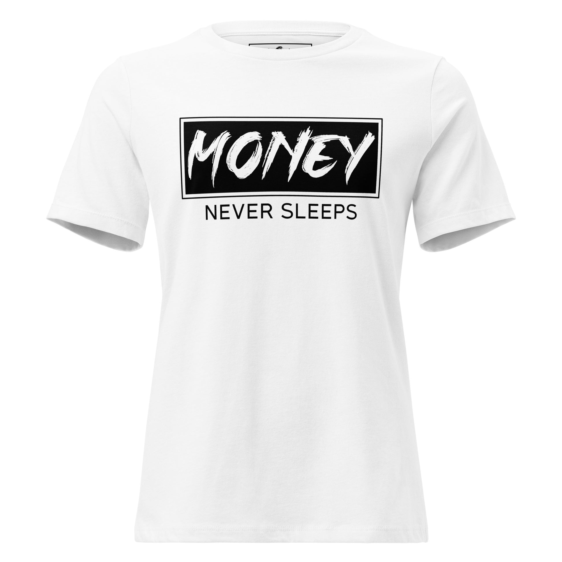 Money White Motivational Women’s T-Shirt