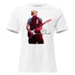Music Can Change the World - Guitarist Edition White Motivational Women’s T-Shirt