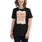 Music Fights Against the System Black Motivational Women’s T-Shirt Lifestyle