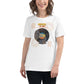 Music Is Life, That’s Why Our Hearts Have Beats - Retro Vinyl White Motivational Women’s T-Shirt Lifestyle
