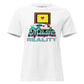 Music Is My Escape From Reality White Motivational Women’s T-Shirt