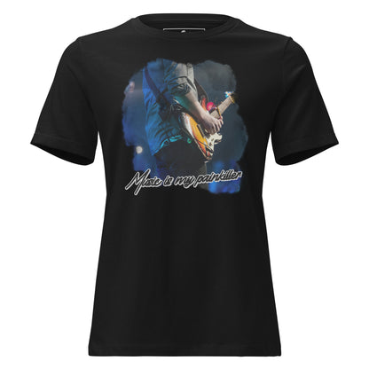 Music is My Black Motivational Women’s T-Shirt
