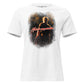 Music is My Painkiller - Live Performance White Motivational Women’s T-Shirt