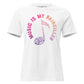 Music is My Painkiller Icon Note White Motivational Women’s T-Shirt