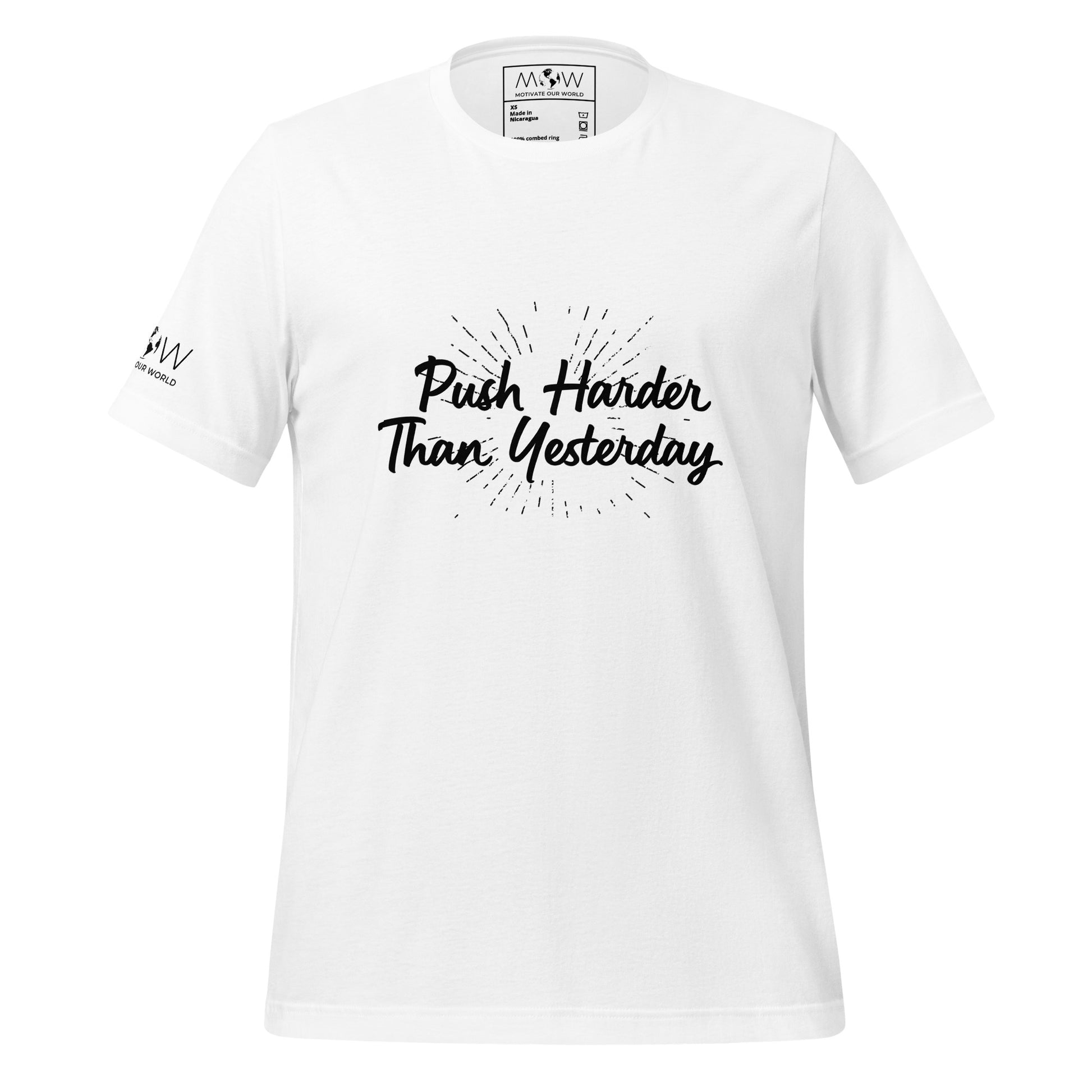My Ambition Men's Motivational White T-Shirt
