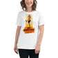 “My Ambition To Get Better" Soccer Edition White Motivational Women’s T-Shirt Lifestyle