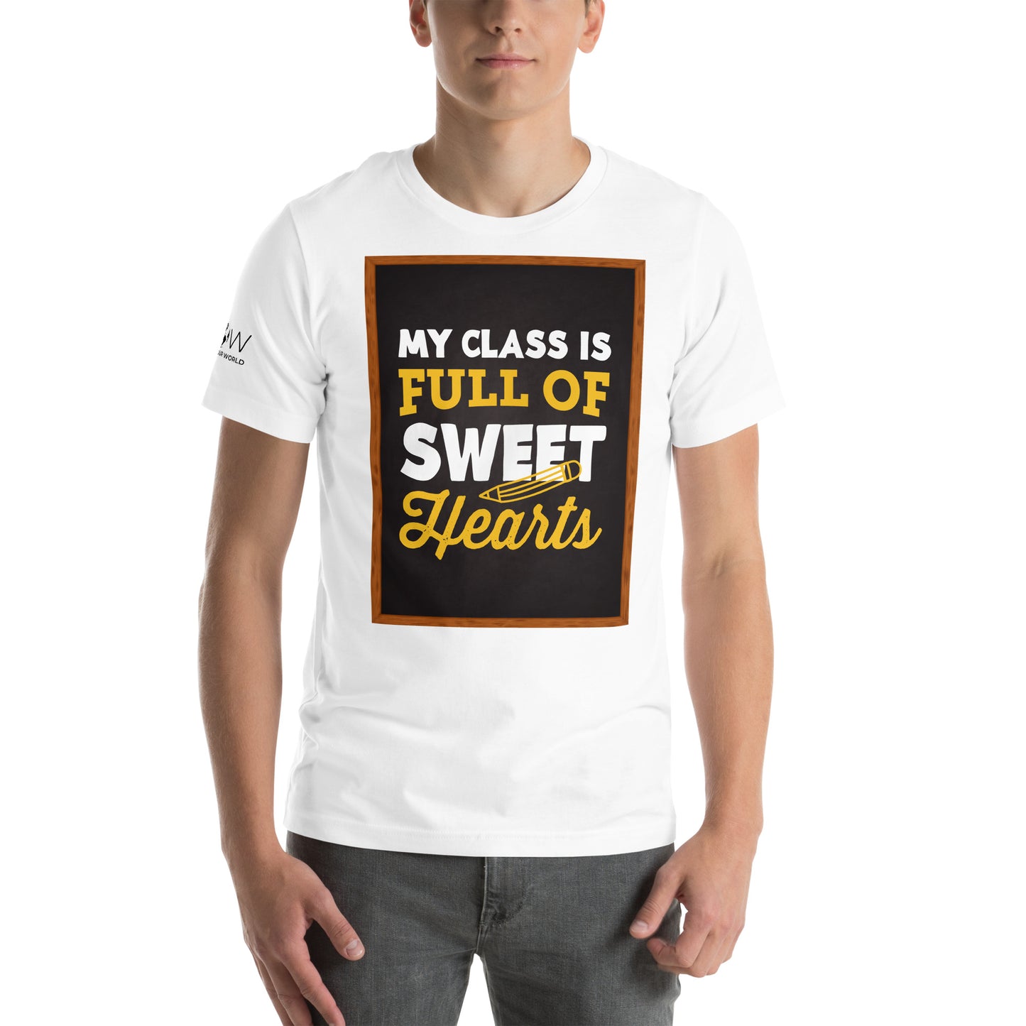 My Class is Full of Sweet White Motivational Men's T-Shirt