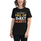 My Class is Full of Sweethearts Black Motivational Women’s T-Shirt Lifestyle