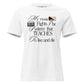 My Music Fights the System White Motivational Women’s T-Shirt
