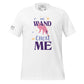 My Wand Chose Me – Magical Hand & Brush White Motivational Men's T-Shirt