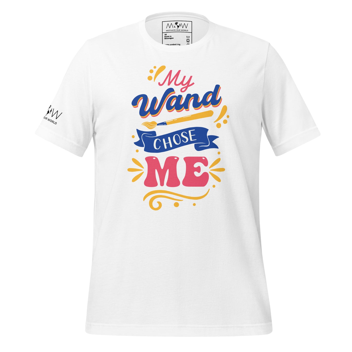 My Wand Chose Me White Motivational Men's T-Shirt