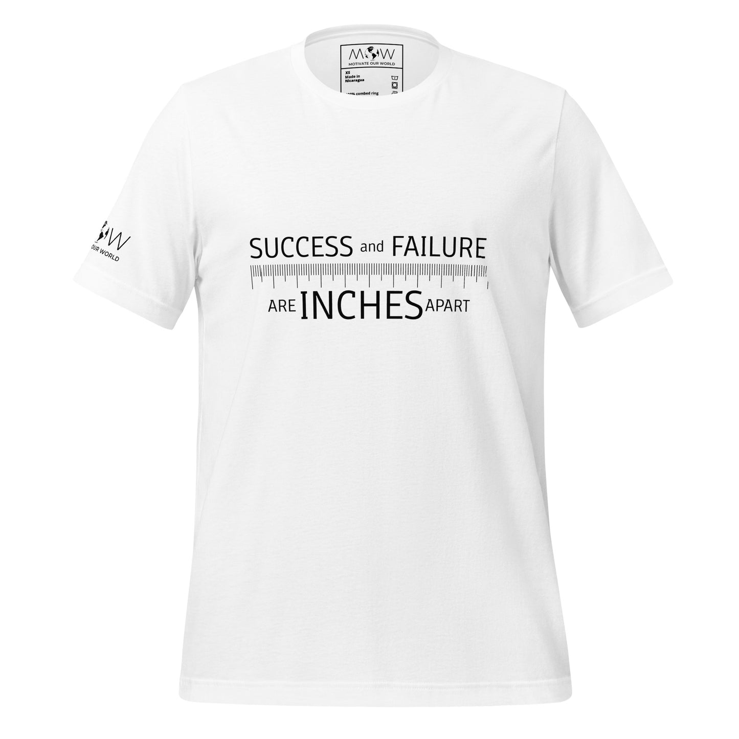 NO RISK NO REWARD Men's Motivational White T-Shirt