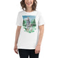Nature's Masterpiece - Watercolor White Motivational Women’s T-Shirt Lifestyle
