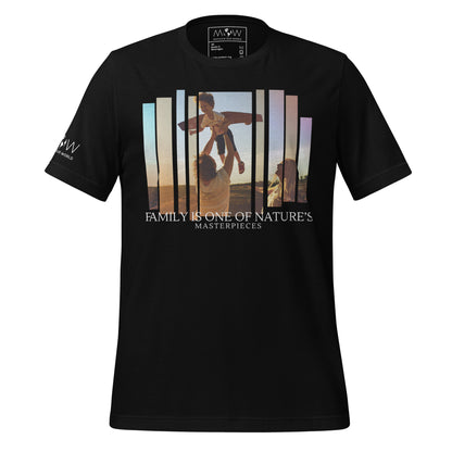 Nature’s Masterpiece Sunset Black Motivational Men's T-Shirt