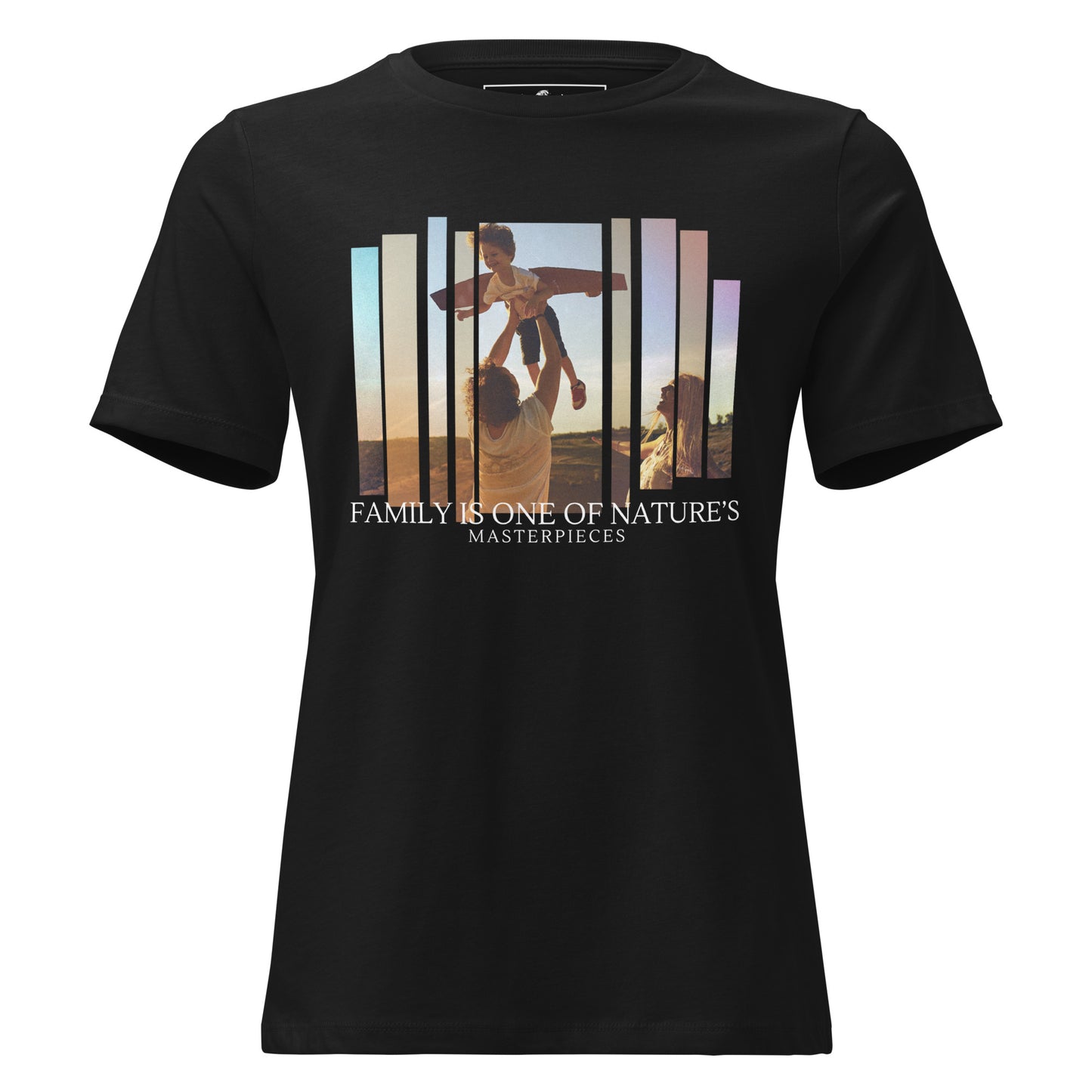 Nature’s Masterpiece Sunset Black Motivational Women’s T-Shirt