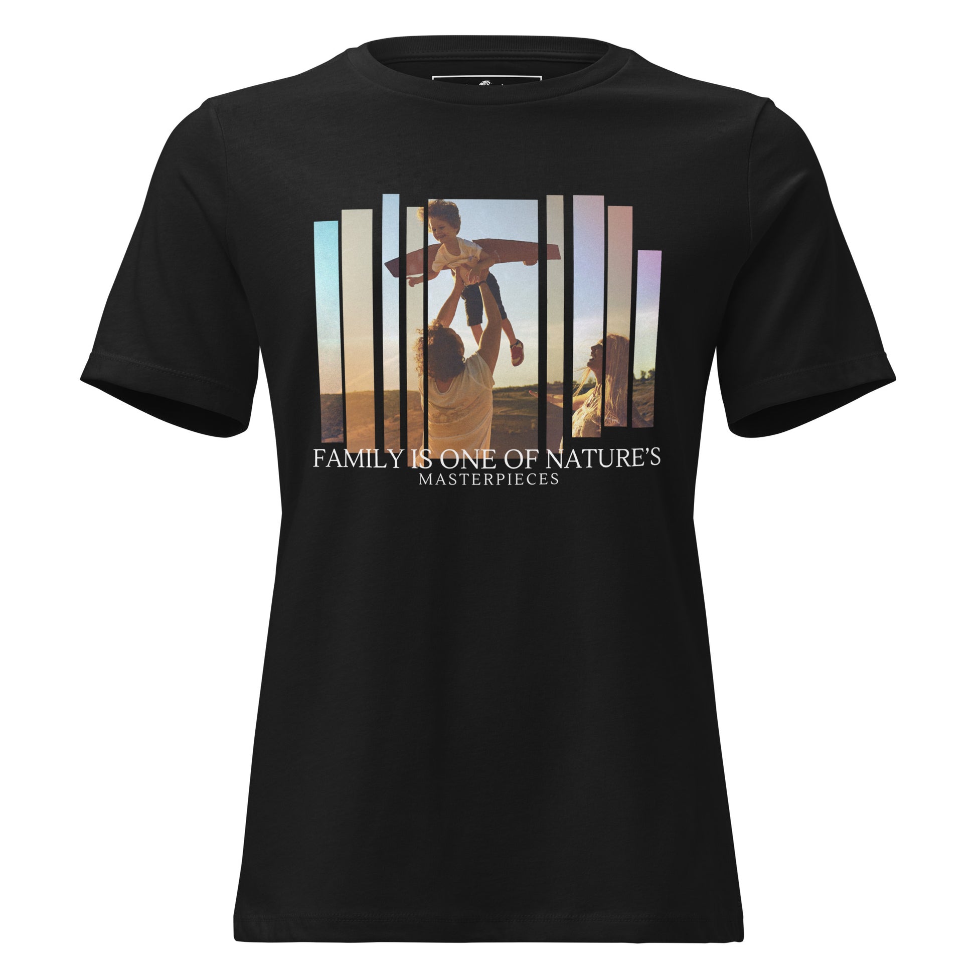 Nature’s Masterpiece Sunset Black Motivational Women’s T-Shirt
