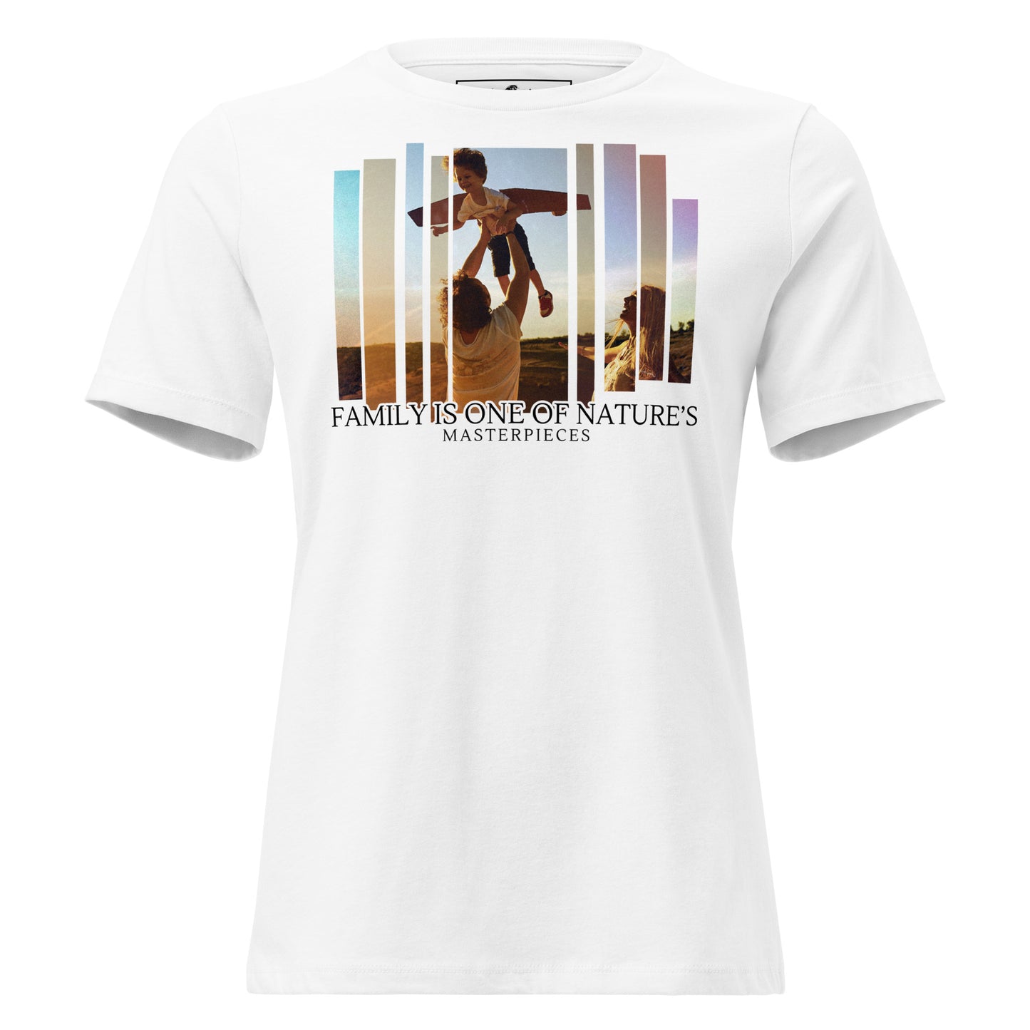 Nature’s Masterpiece Sunset White Motivational Women’s T-Shirt