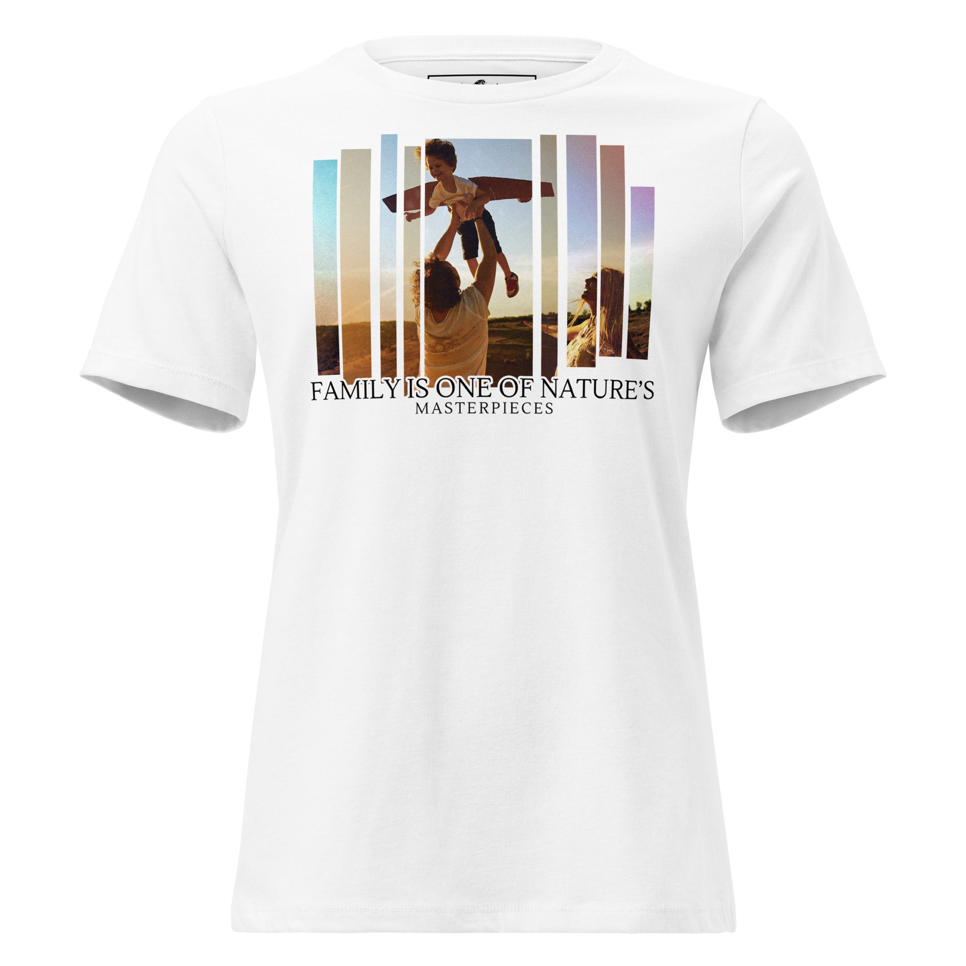 Nature’s Masterpiece Sunset White Motivational Women’s T-Shirt