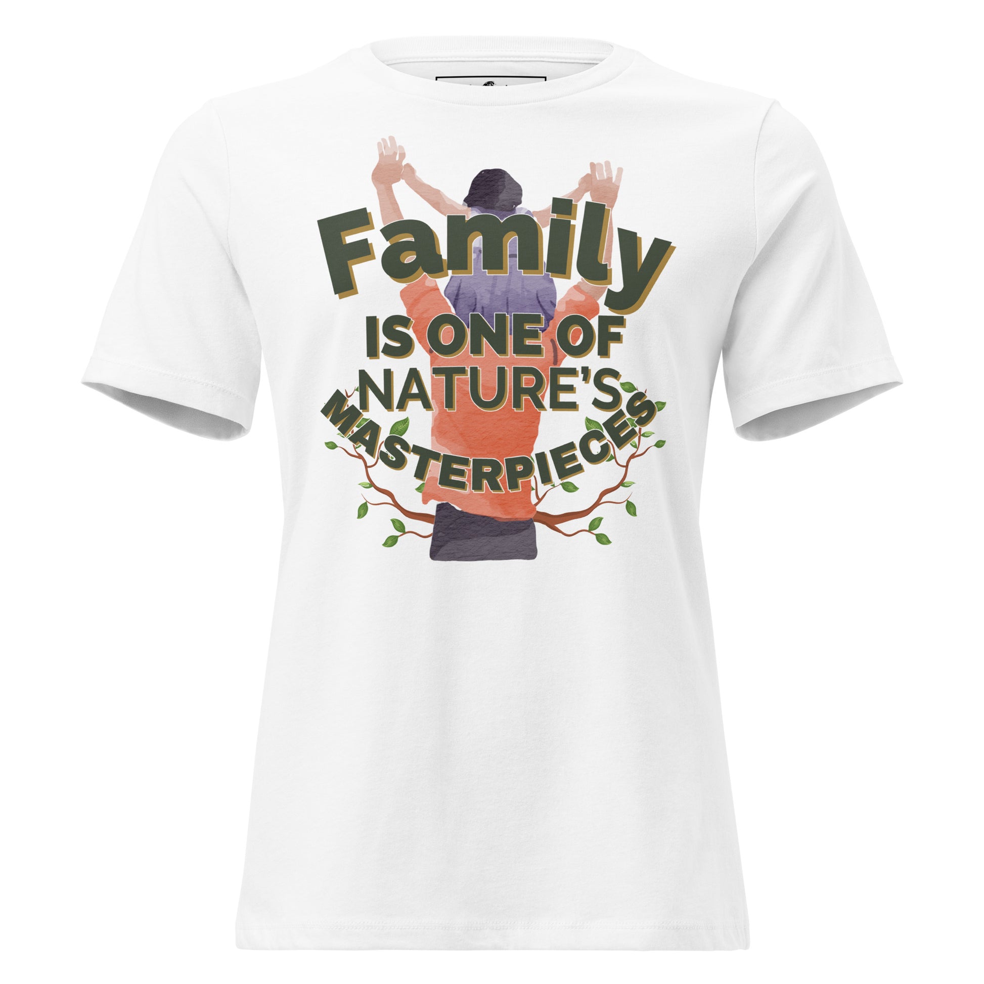Nature’s Masterpiece White Motivational Women’s T-Shirt