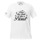 Never Look Back Men's Motivational White T-Shirt