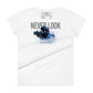 Never Look for the Easy Way Out II Women’s Motivational White T-Shirt