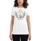 Never Look for the Easy Way Out Women’s Motivational White T-Shirt