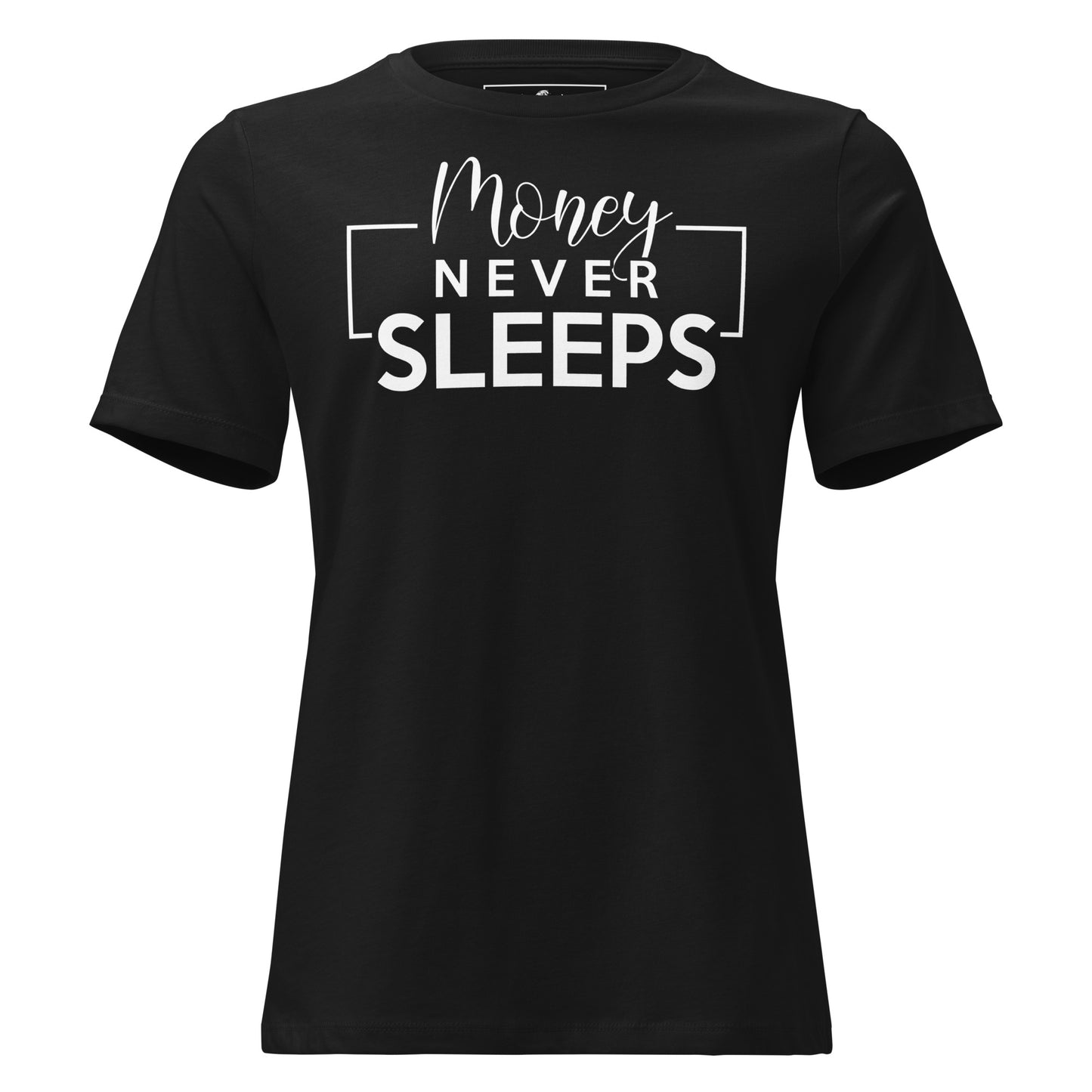 Never Quit Black Motivational Women’s T-Shirt