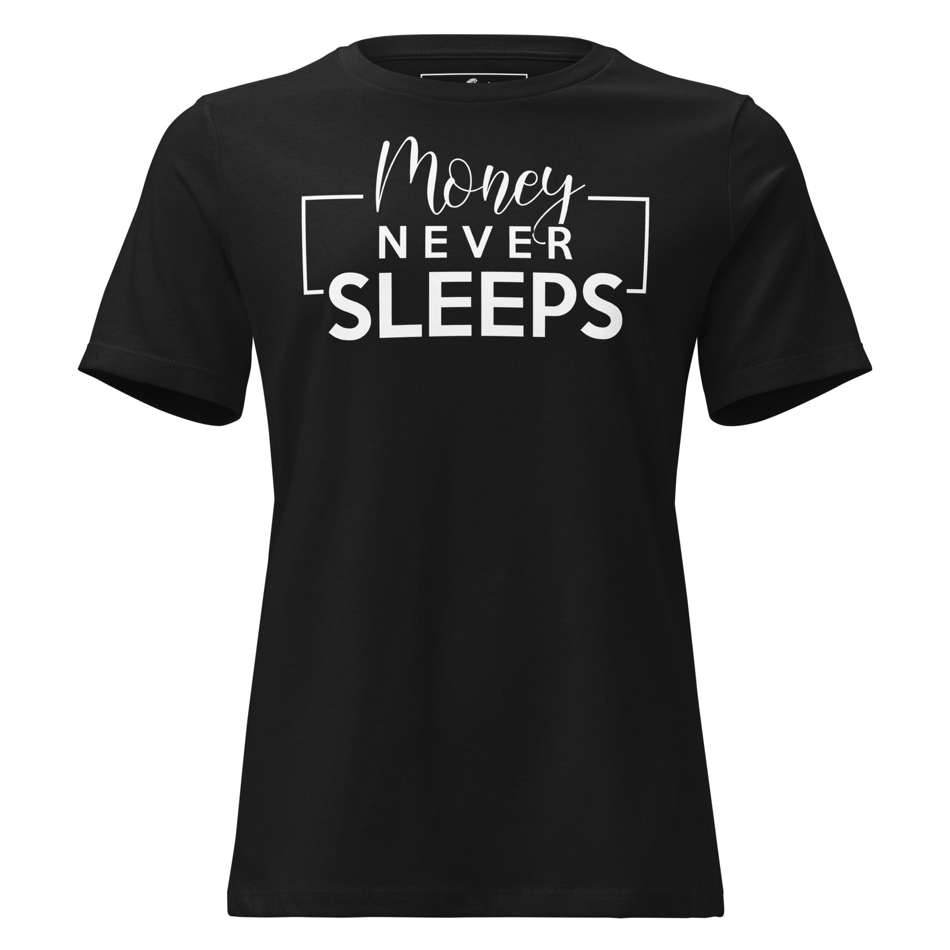 Never Quit Black Motivational Women’s T-Shirt