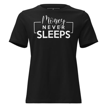 Never Quit Black Motivational Women’s T-Shirt