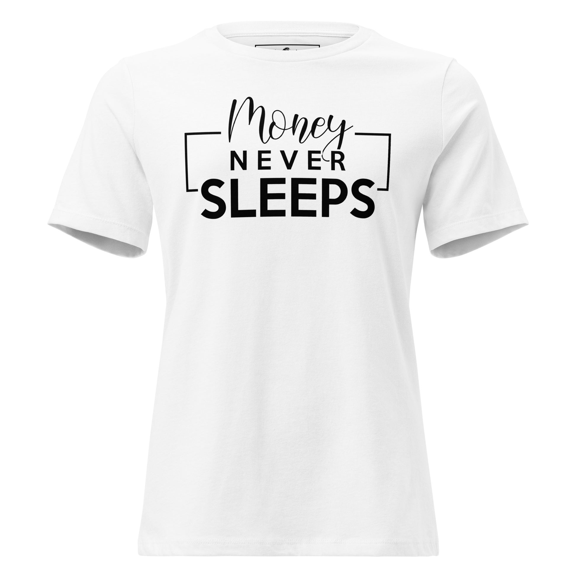 Never Quit White Motivational Women’s T-Shirt