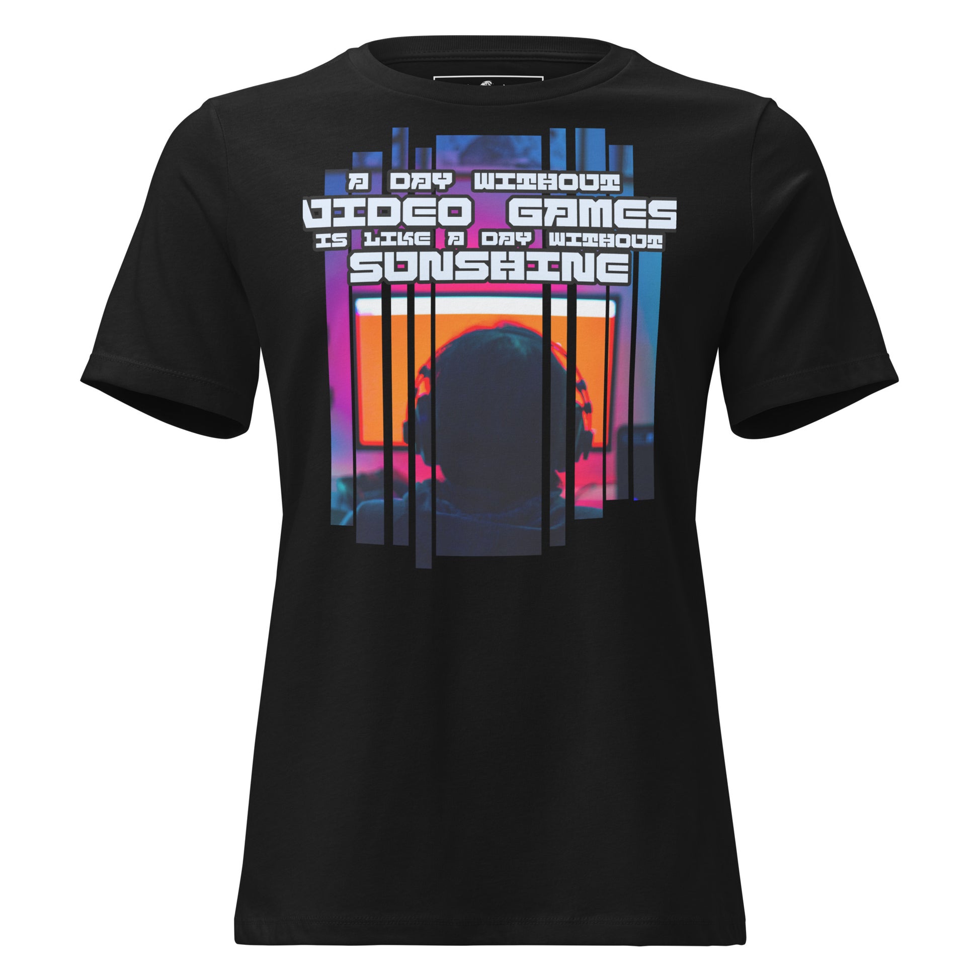 "No Games, No Sunshine" Black Motivational Women’s T-Shirt