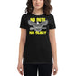 No Guts No Glory Women’s Motivational Black T-Shirt