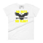 No Guts No Glory Women’s Motivational White T-Shirt