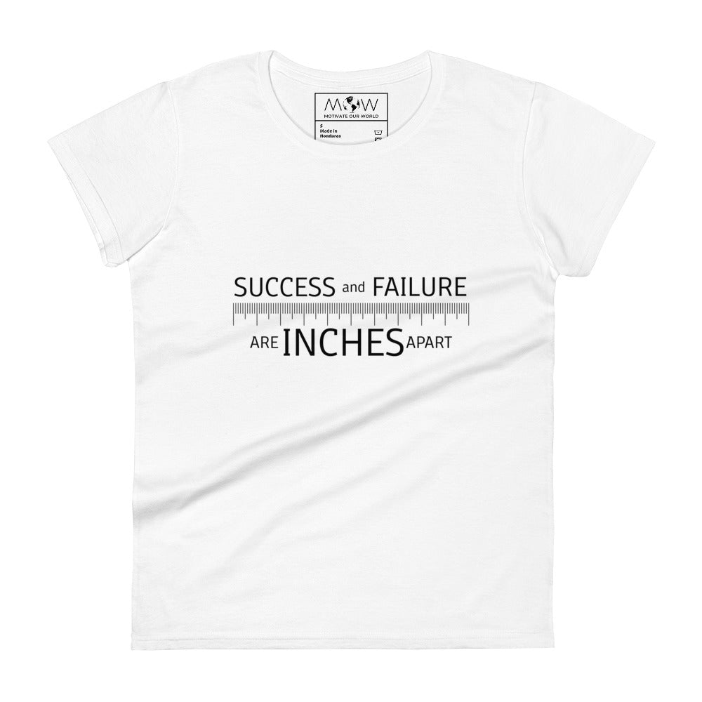 No Risk, No Reward Minimalist Women’s Motivational White T-Shirt