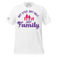 Not Step, Not Half, Just Family – Bold Edition White Motivational Men's T-Shirt