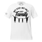Not Step, Not Half, Just Family  – Unity Silhouette White Motivational Men's T-Shirt