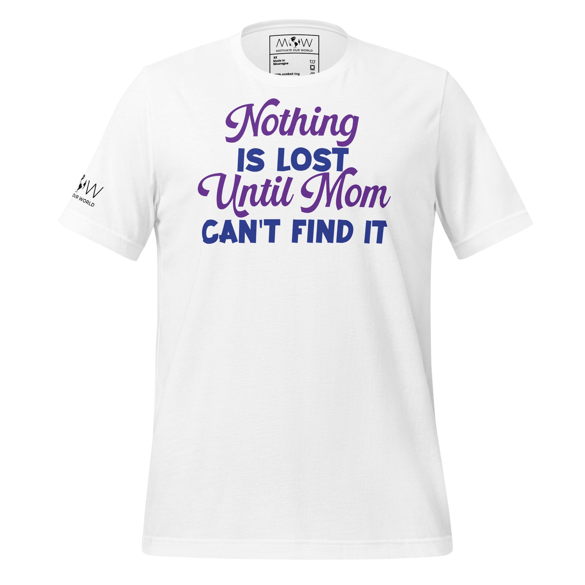 Nothing Is Lost Until White Motivational Men's T-Shirt