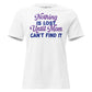 Nothing Is Lost Until White Motivational Women’s T-Shirt