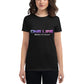 One Life: Make It Count Women's Motivational Black T-Shirt