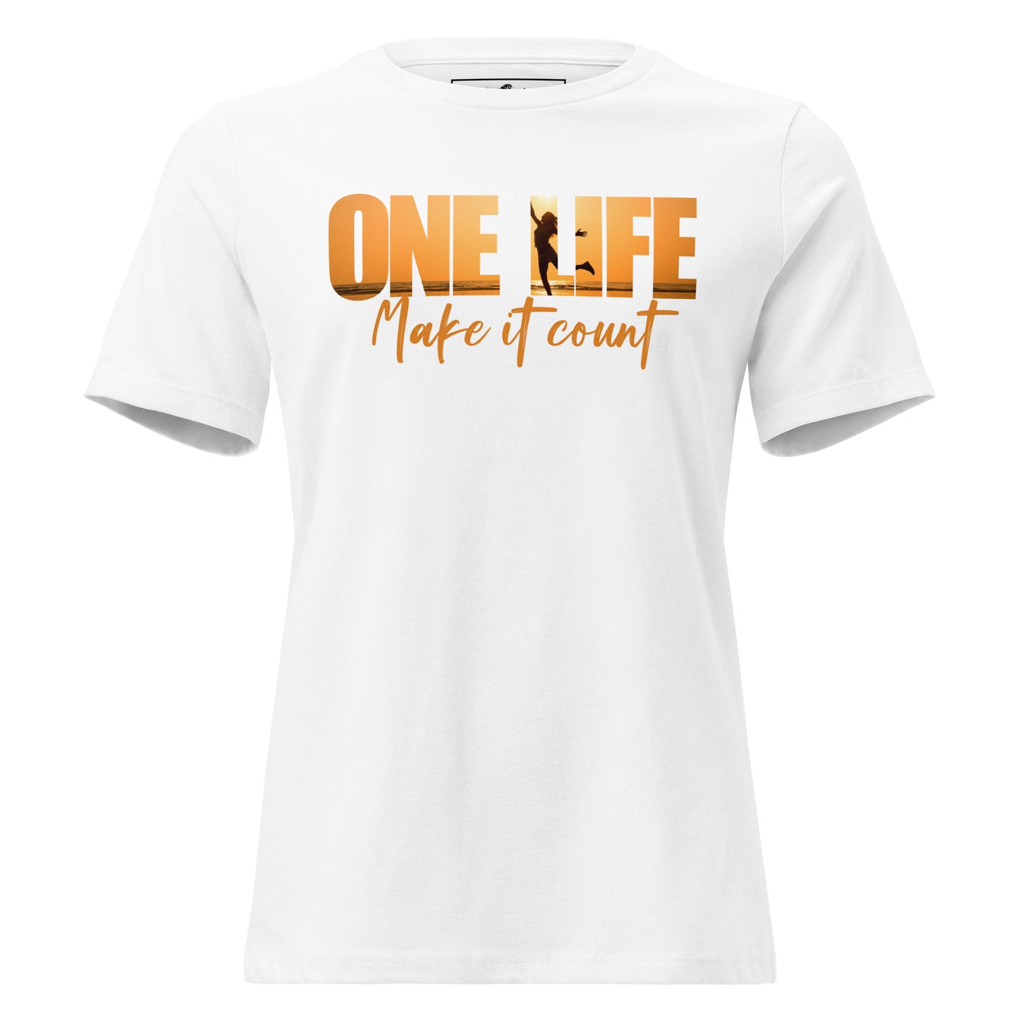 One Life White Motivational Women’s T-Shirt
