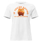 Orange Piggy Bank “If You're Saving, You Are Succeeding” White Motivational Women’s T-Shirt