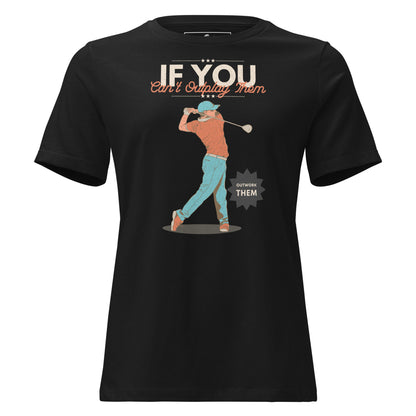 "Outwork the Competition" Black Motivational Women’s T-Shirt