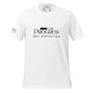 PROGRESS NOT PERFECTION Men's Motivational White T-Shirt