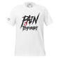 Pain Is Temporary II Men's Motivational White T-Shirt