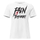 Pain Is Temporary II White Motivational Women’s T-Shirt